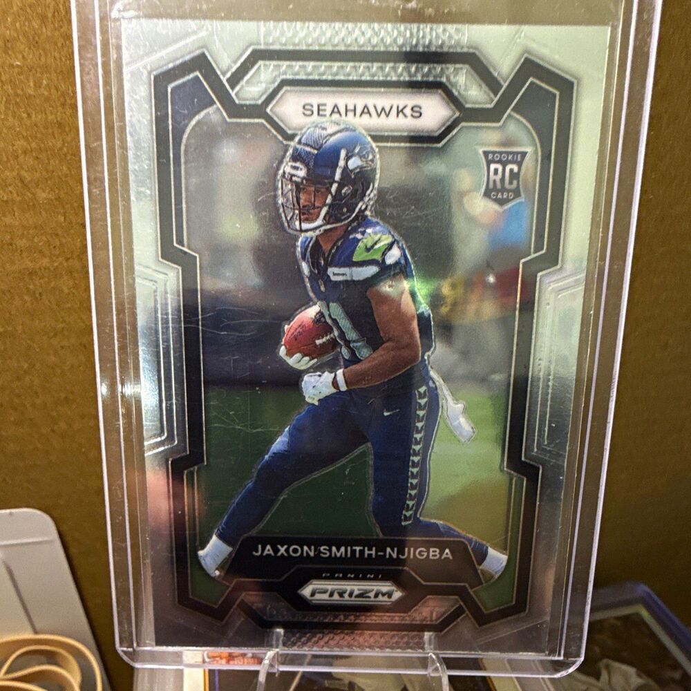 2023 Panini Prizm Rookies Jaxon Smith-Njigba RC #390 Seahawks Base
